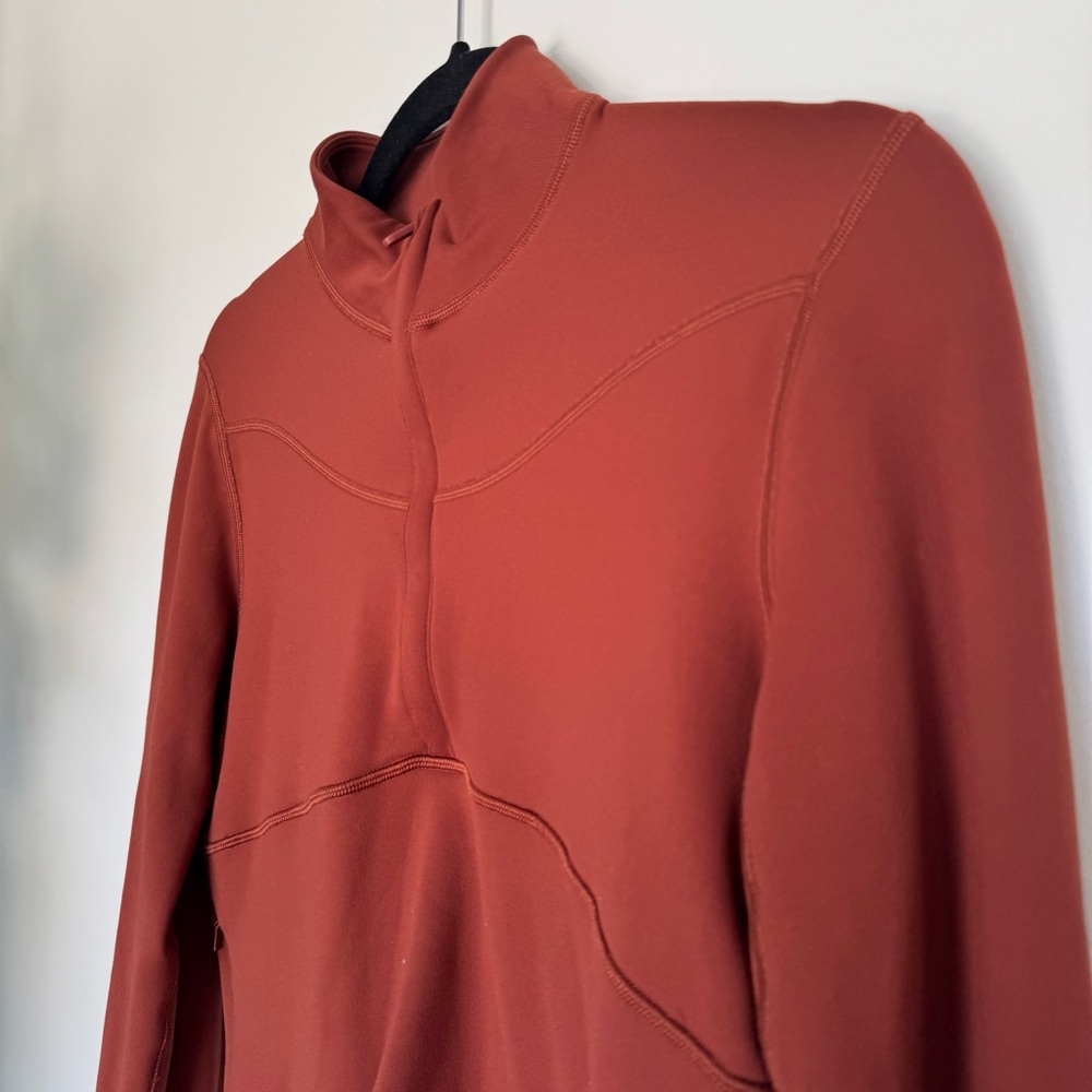 Lululemon Rulu™ Running Cropped 1/2 Zip
Dark Terracotta - Picture 6 of 12